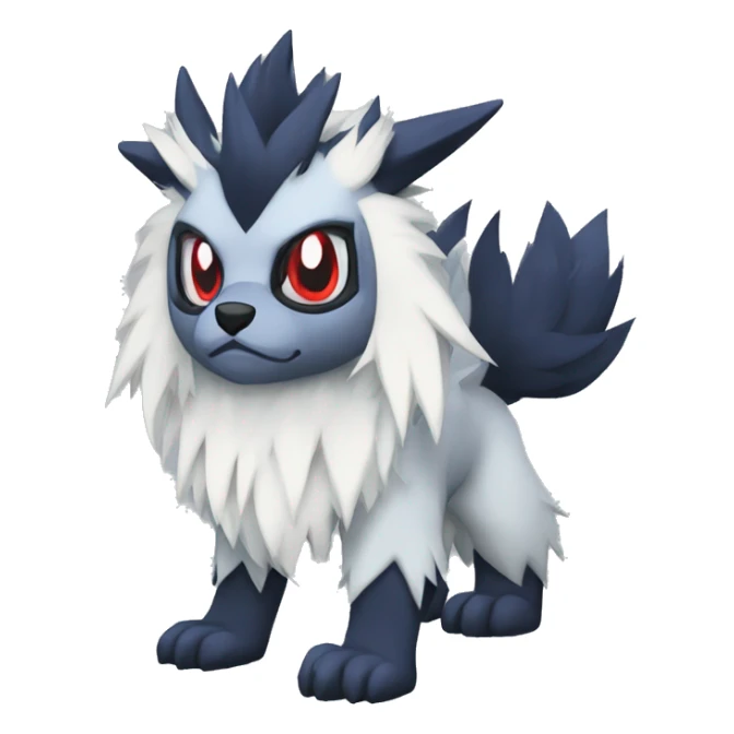 Cool Edgy Absol-Nargacuga-Zorua-Quilava, full body sticker