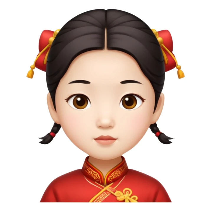 Little Chinese girl Wu Jing sticker