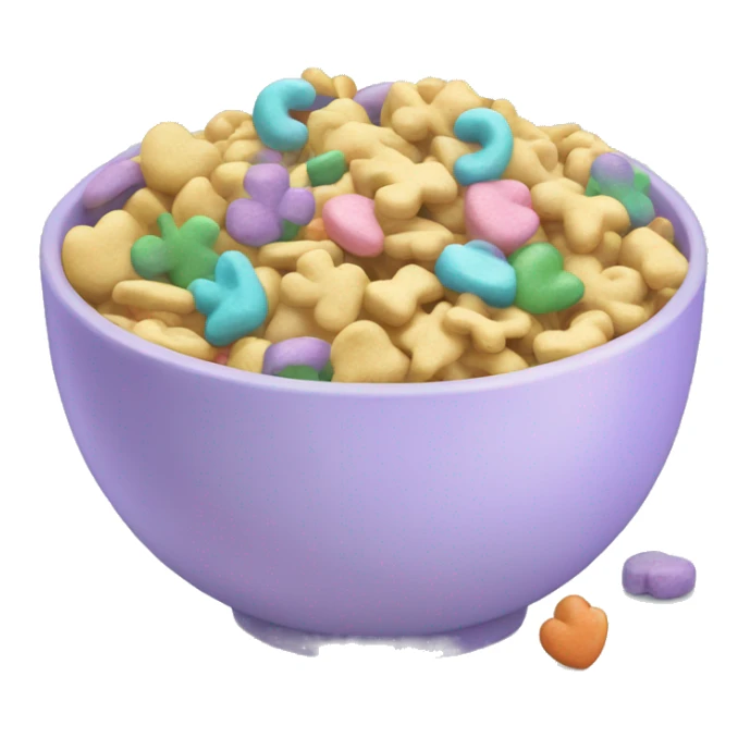 Pastel bowl full of Lucky charms  sticker