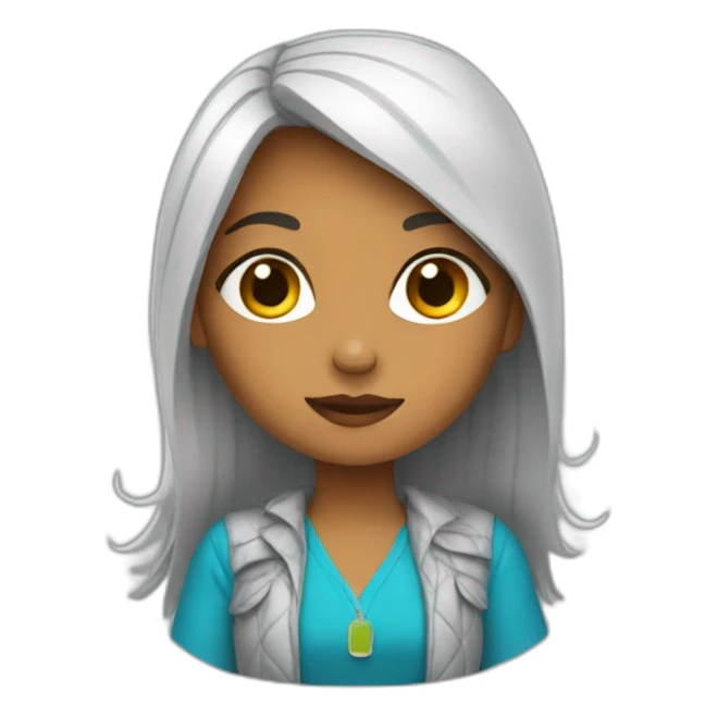 Girl wearin saaree  sticker