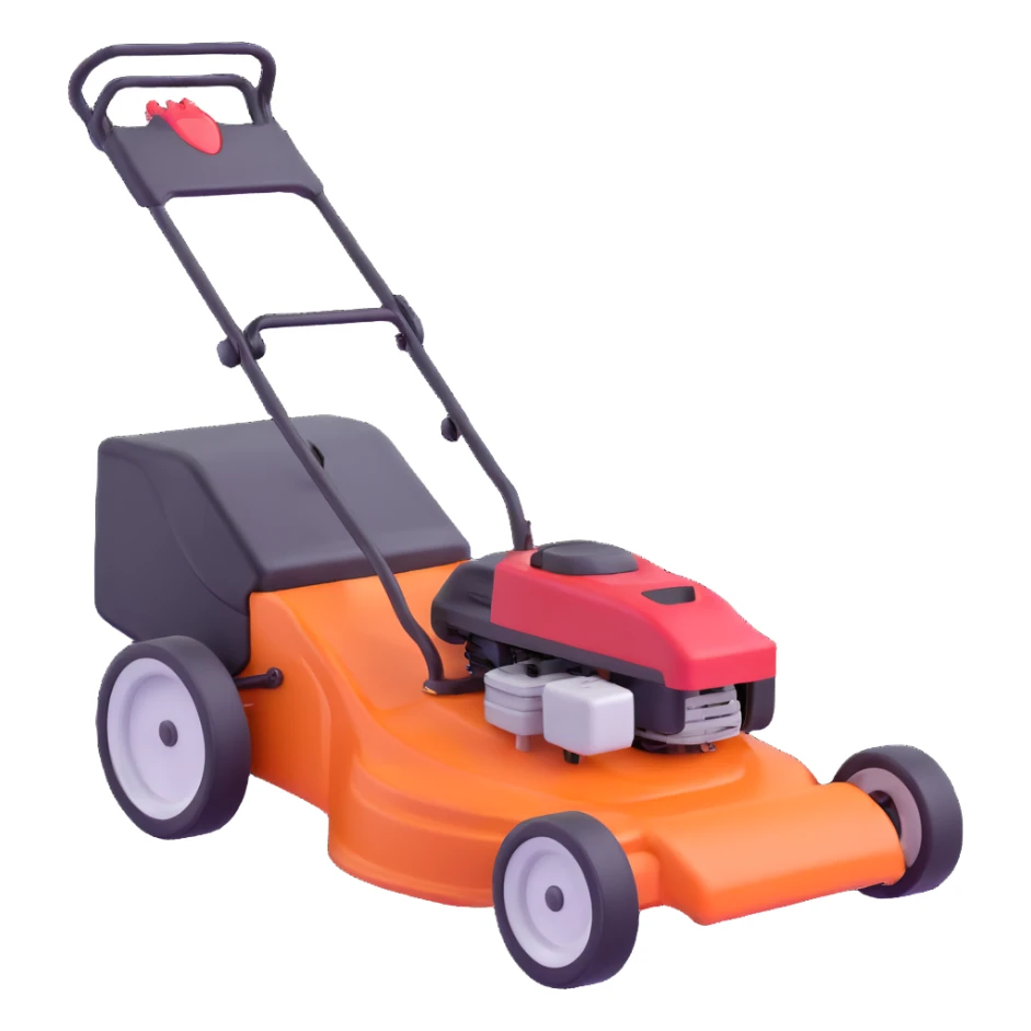 lawn mower sticker