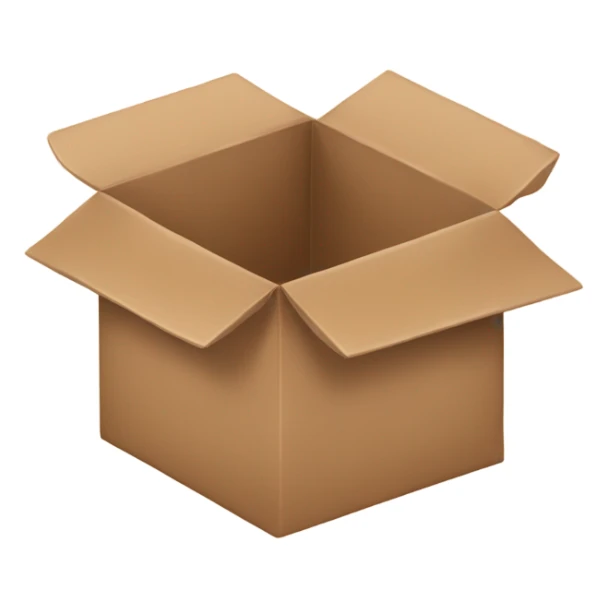 Open mail brown box sticker