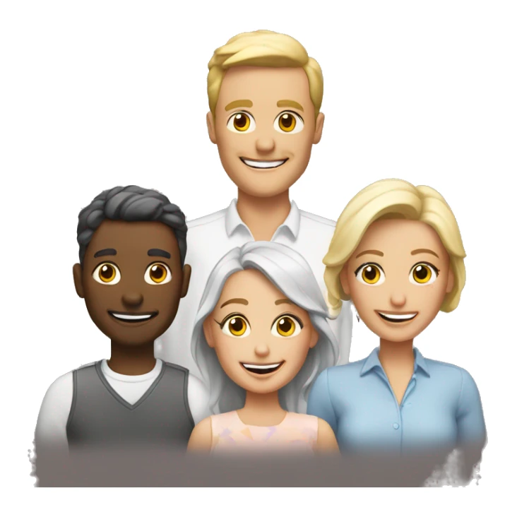 happy birthday 3 white adults sticker