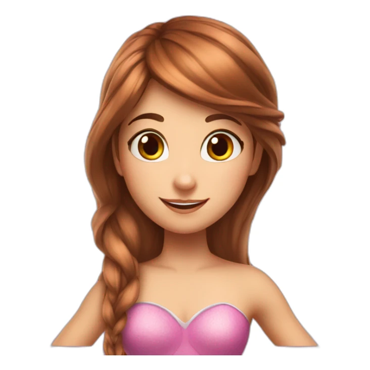 flora-the-winx-girl-fairy-wings-brown-hair sticker