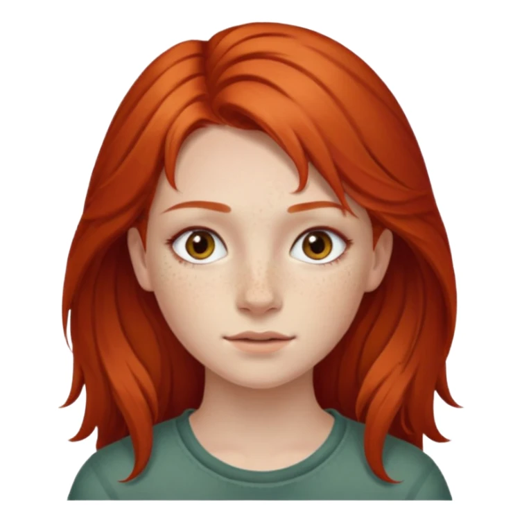 Рыжая девушка, 21 год, славянка sticker