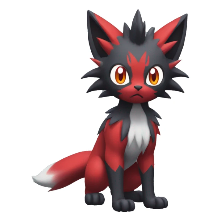 Litten-Zoroark-Zorua full body sticker