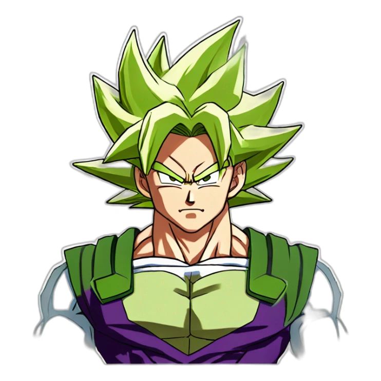 Super sayan Broly [Dragon ball super] sticker