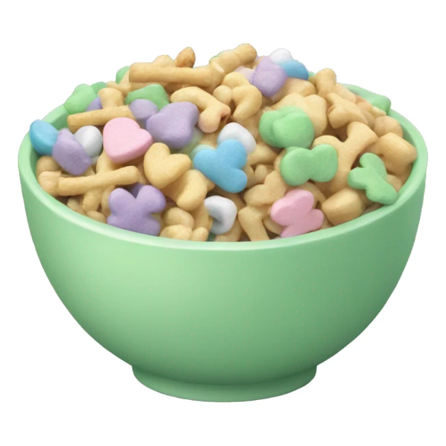 Pastel bowl full of Lucky charms  sticker