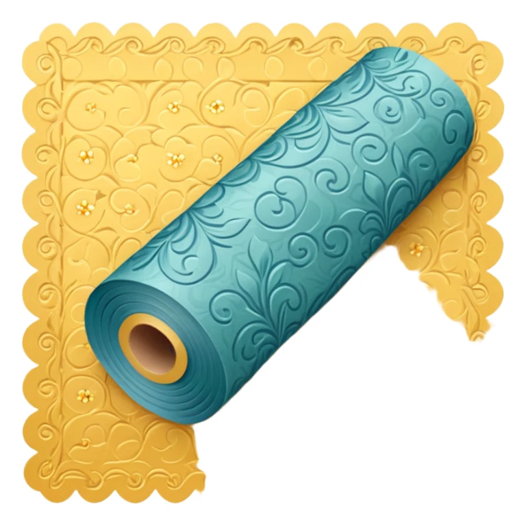 Roll of wallpaper sticker