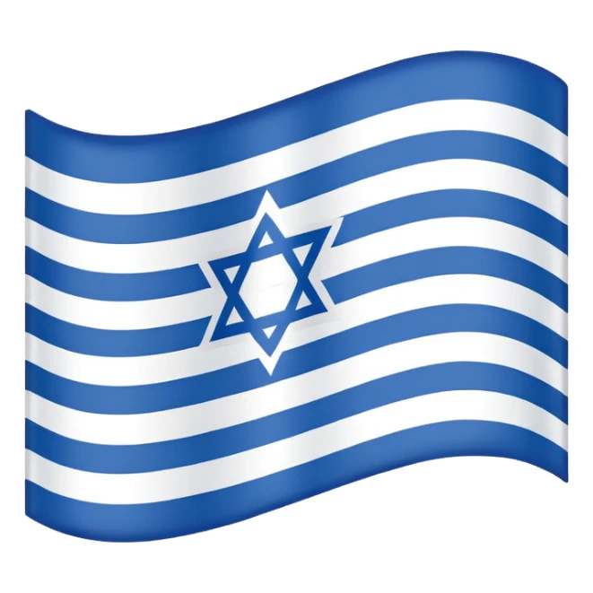 israeli flag sticker