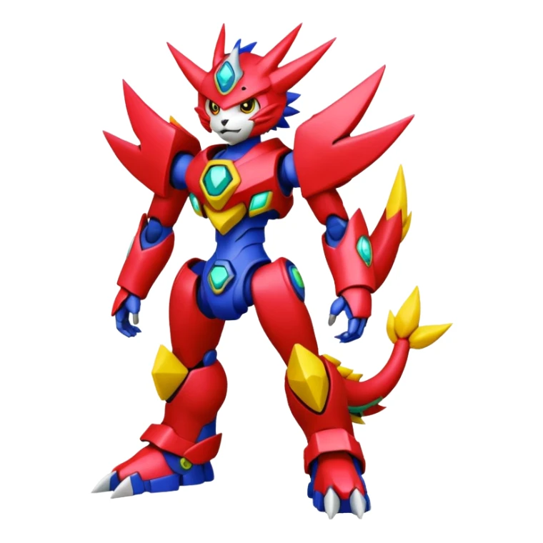 
Fakémon-Digimon-fusion (full body) sticker