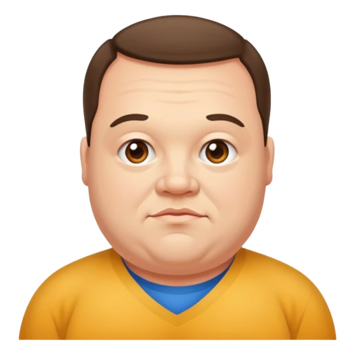 Make me a nice super cool and very huge man who knows all the things about everyone that has down syndrome make it all staticy and multiocolored sticker