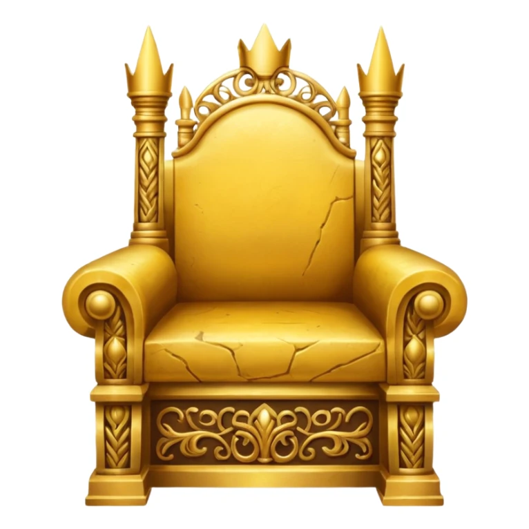 The throne of ancient kings in full majesty sticker