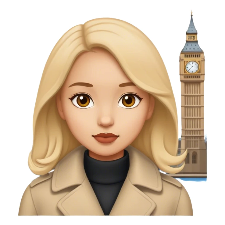 girl in London sticker