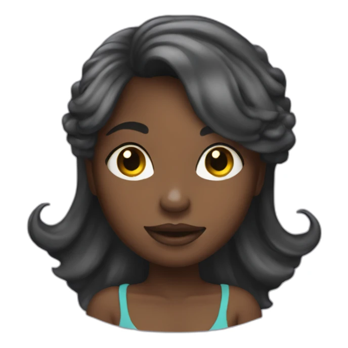 black-sirène-girl sticker