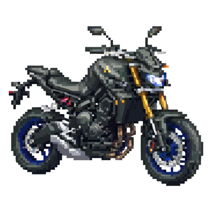 Yamaha MT09 motorcycle sticker