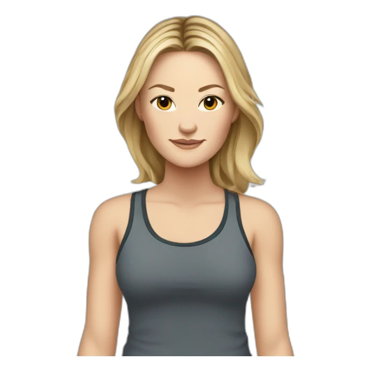 julia-stiles cartoon wearing tank top sticker