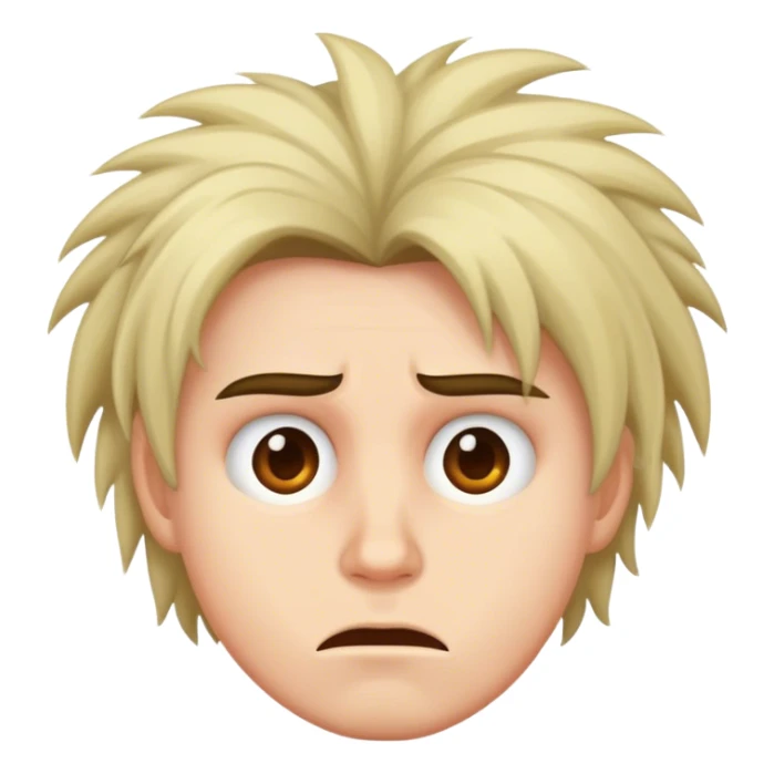 Cruel la hair sticker