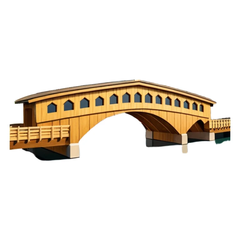 create an emoji of the chapel bridge in lucerne sticker