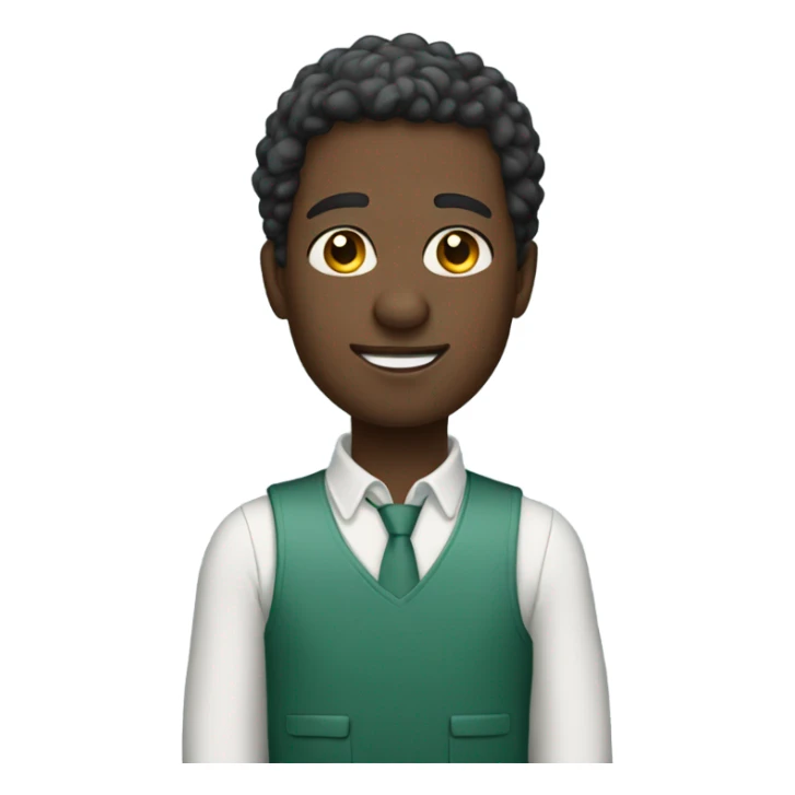 WHATSAPP black male wearing su sticker