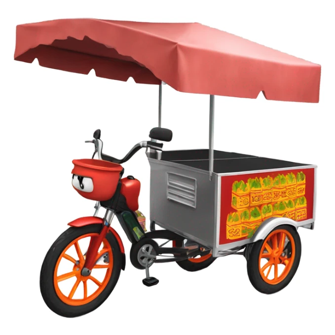 triciclo de tamales sticker