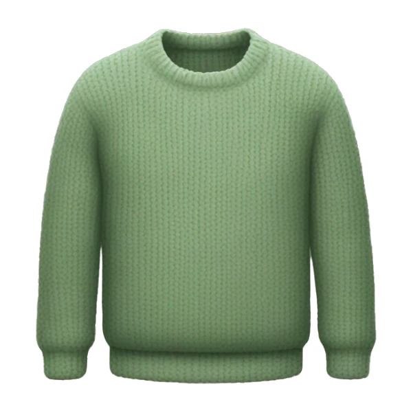 Sage green sweater  sticker