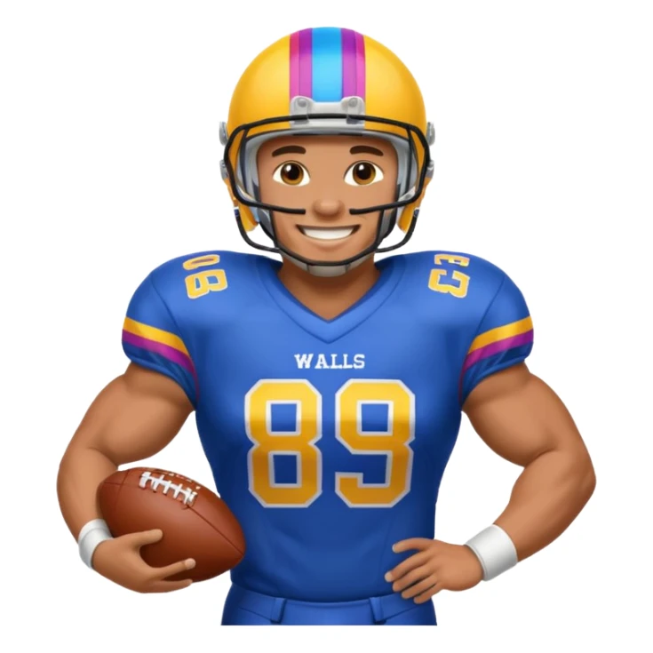 A LGBTQ American football player more LGBTQ  sticker