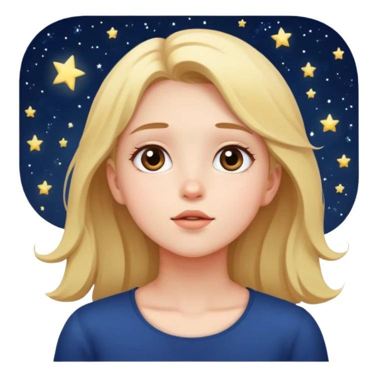 girl view stars sticker