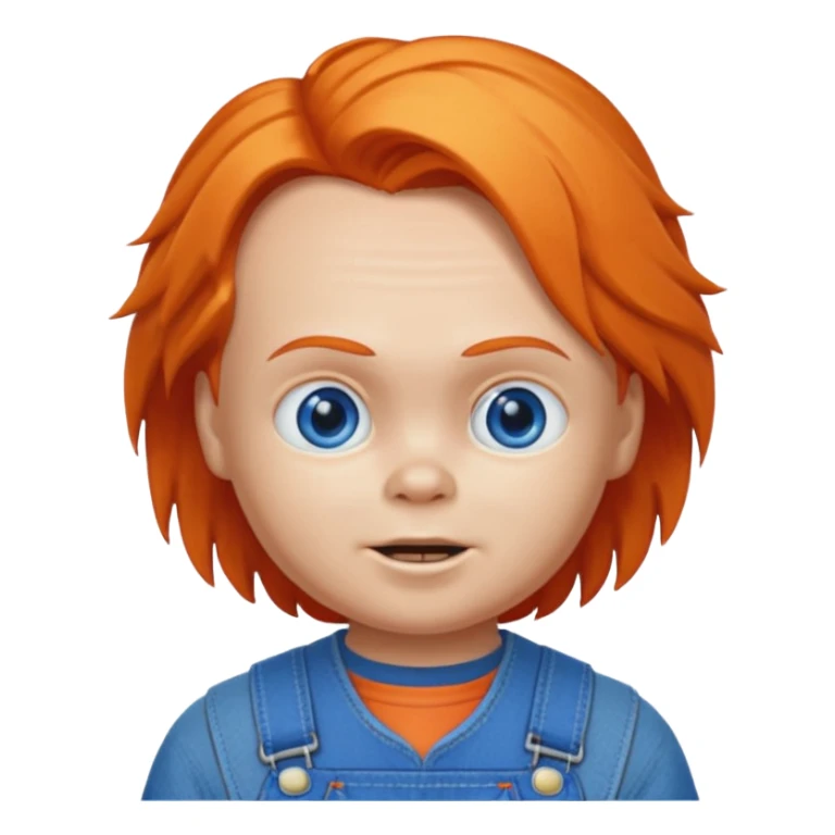 Un emojin de chuky sticker