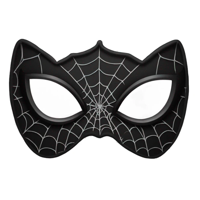 Spiderman rosto mascarado olho preto sticker