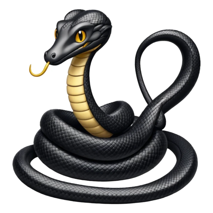 uma lamparina tradicional branca   com uma cobra  preta em volta da lamparina  sticker