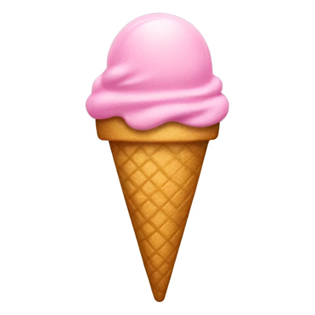 pink and gold icecream sticker
