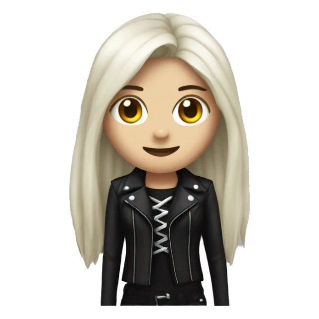 goth metallica girl celebrating birthday  sticker