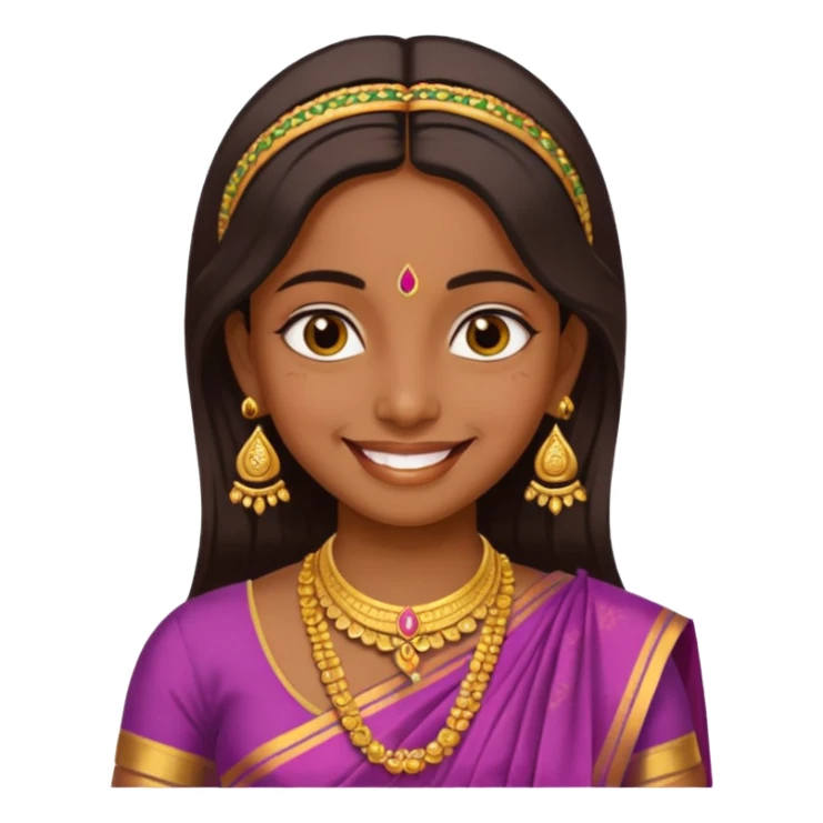 South India aesthetics for a girl’s picture  sticker