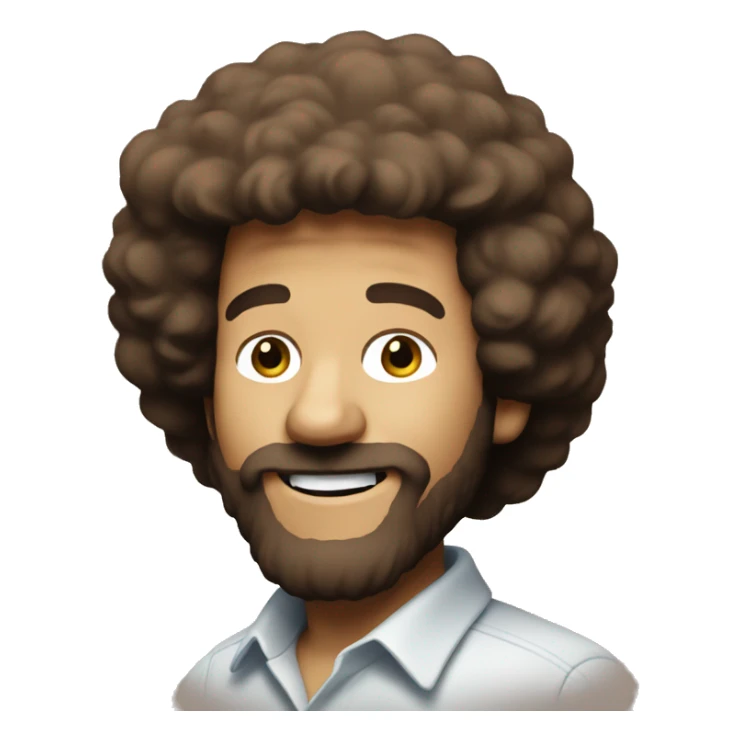bob ross sticker