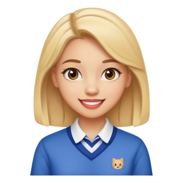 Baddie preppy aesthetic cute sassy sticker