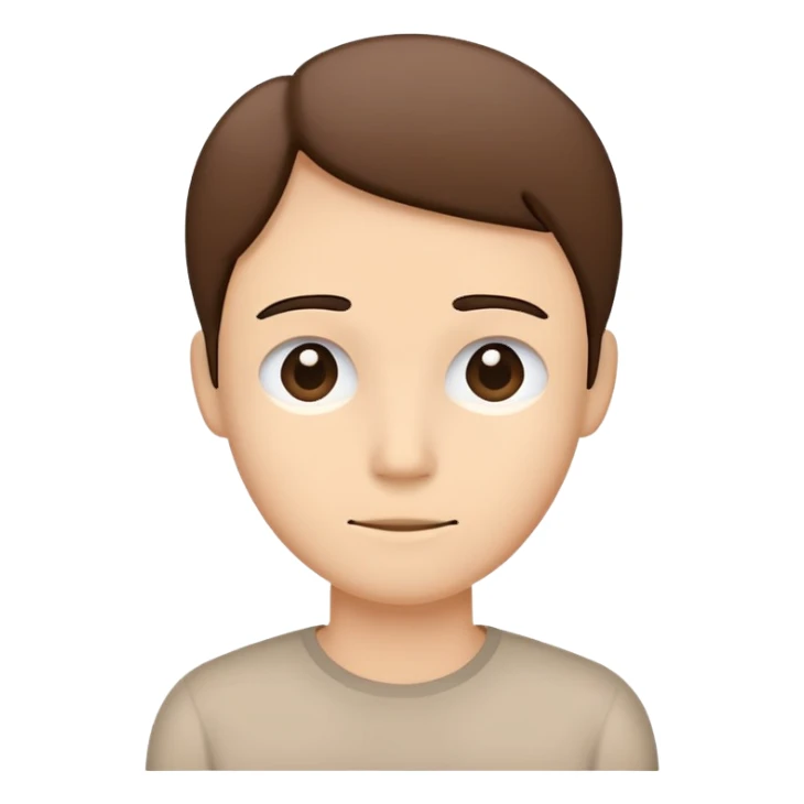 Simple person figure, minimalist stick figure style sticker