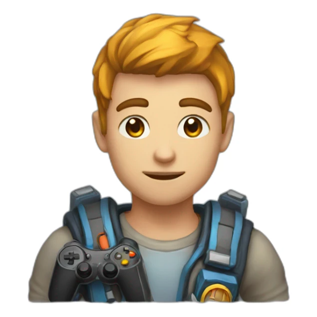 Un gamer triste a cause d'une friendzone sticker