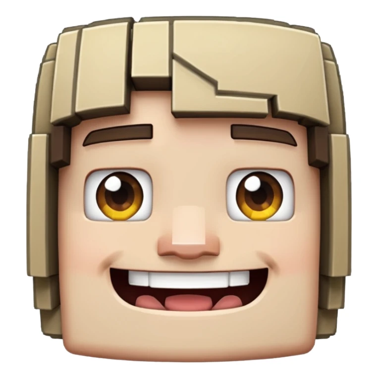 Minecraft Face Character "KozaPowietrzna with smile. sticker