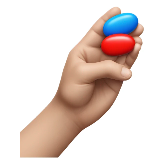 Take the red pill or the blue pill sticker
