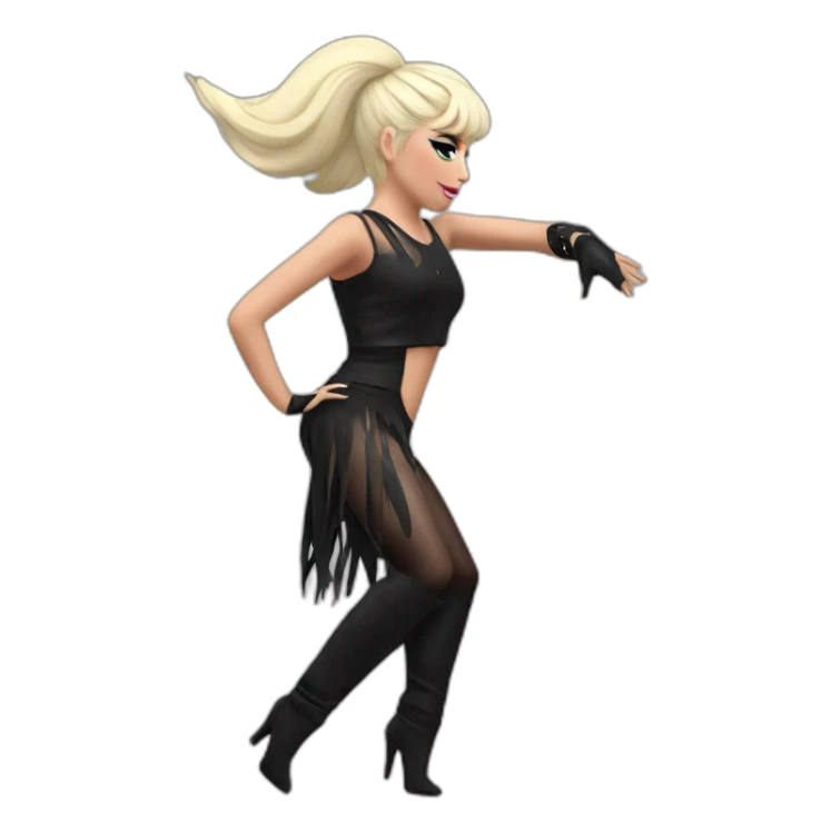 Lady Gaga Just Dance at the scene sticker