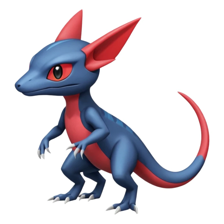 Heliolisk-Sneasel-Salandit-Cyclizar-Genesect-Pokémon, full body sticker
