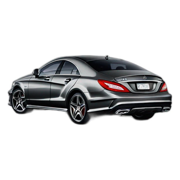 Mercedes cls63 2012 yesr black color sticker