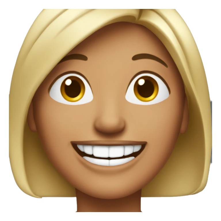 happy middle age woman sticker