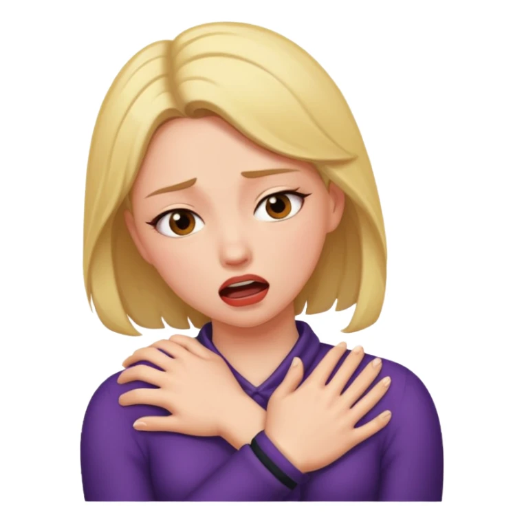 Sexy girl being seductively choked  sticker