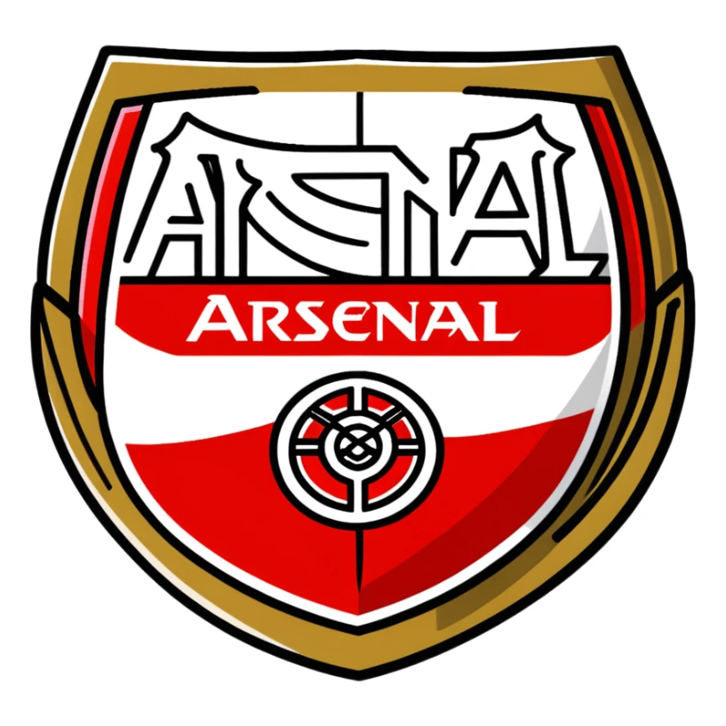 Arsenal Football Club emblem sticker