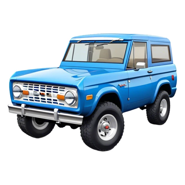 Ford Bronco - Ford (Model Year: 2021) (Iconic colour: Blue) sticker