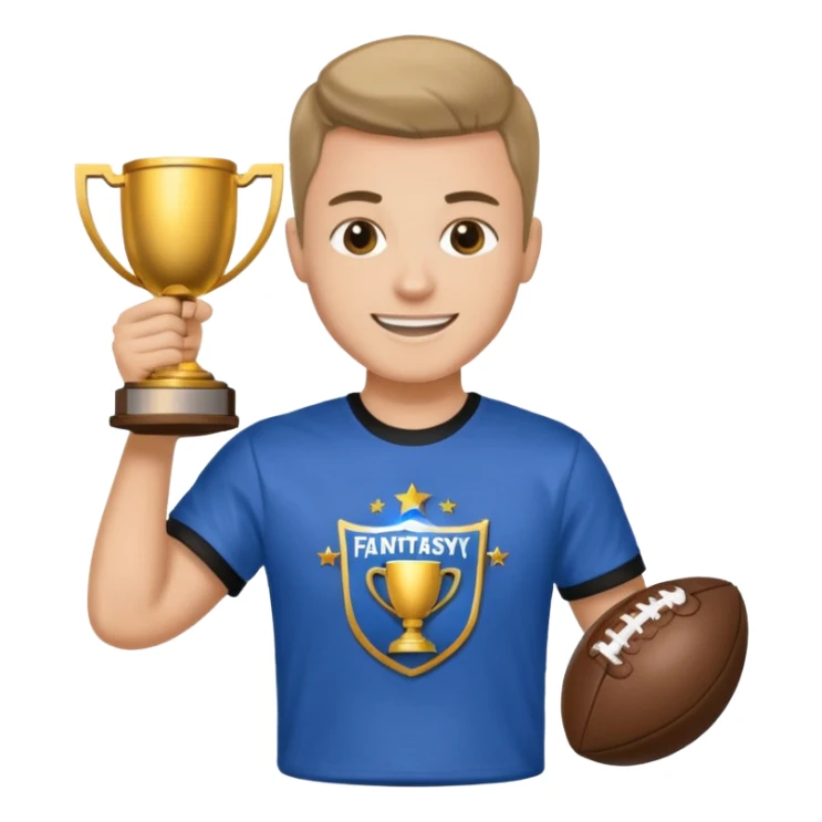 Fantasy football champion sticker