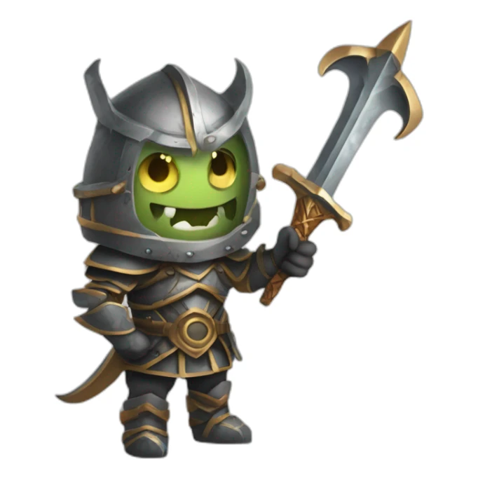 mortadon le brozer avec un monstre Excalibur sticker