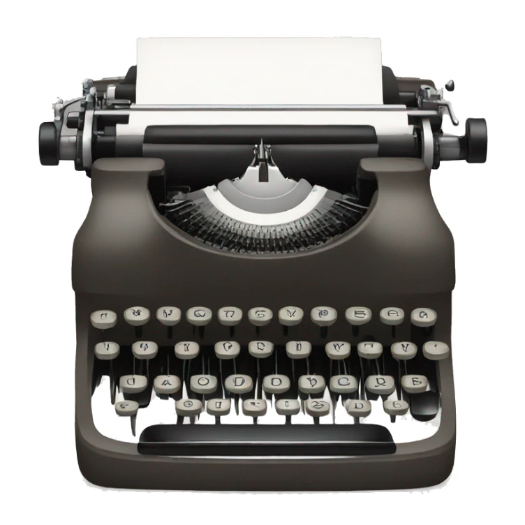 typewriter sticker